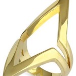Boy Meets Girl x Roman Luxe 14k Gold-Plated Open Double Triangle Ring